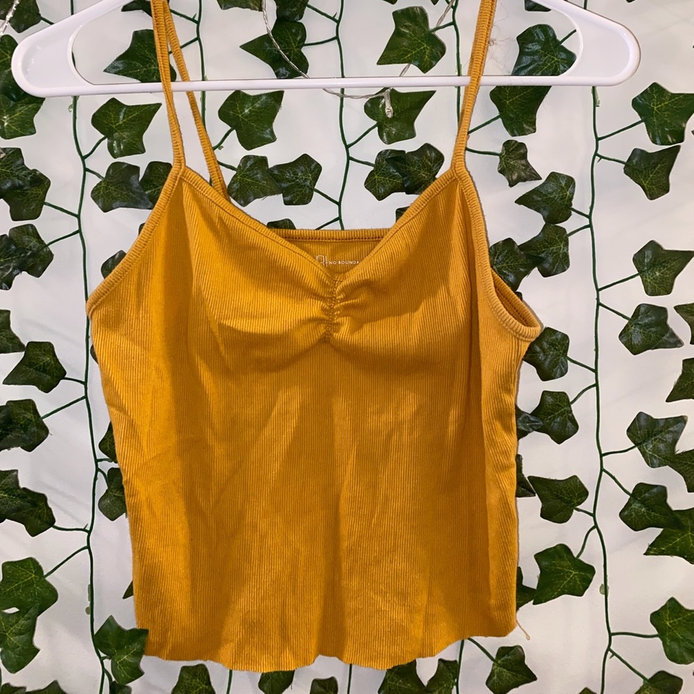 Mustard Yellow Soft Stretchy Tank